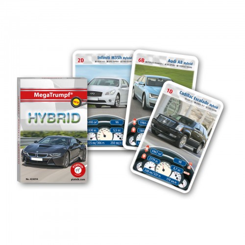 Joc de carti Piatnik, Megatrumpf - Hybrid Cars, pentru 2-4 jucatori de peste 7 ani Joc de carti Piatnik, Megatrumpf - Hybrid Cars, pentru 2-4 jucatori de peste 7 ani